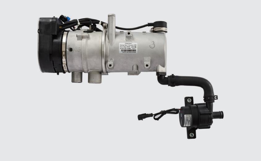 9kW水暖驻车加热器主机与循环水泵