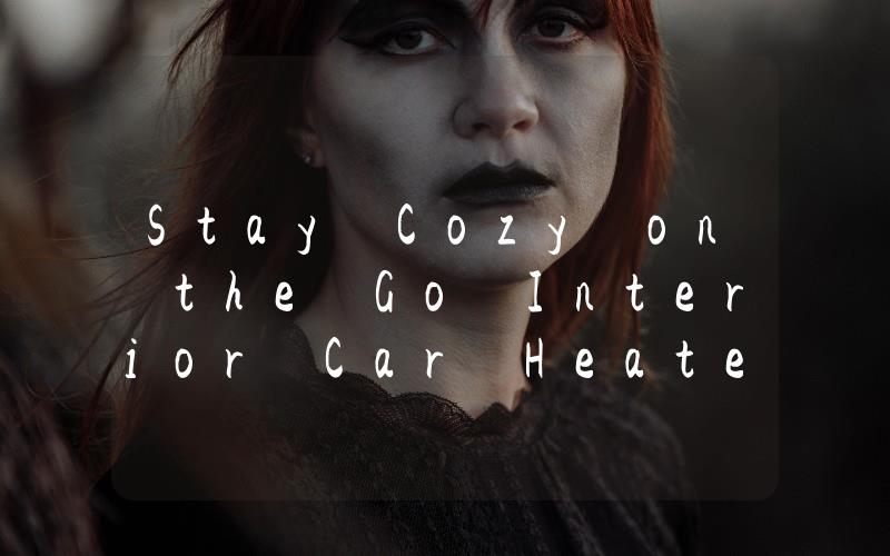 Stay Cozy on the Go Interior Car Heater with Timer Keeps You Warm and on Schedule