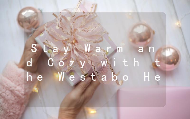 Stay Warm and Cozy with the Westabo Heater A Must-Have for Your Home