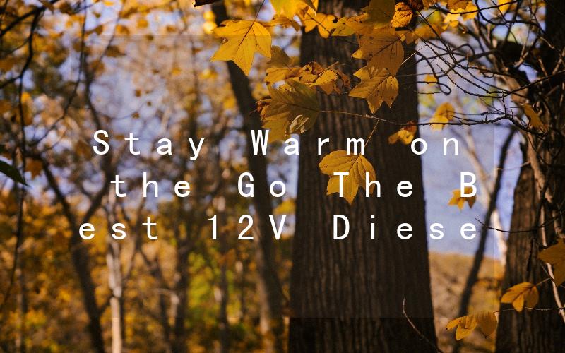 Stay Warm on the Go The Best 12V Diesel Cab Heater for Your Vehicle
